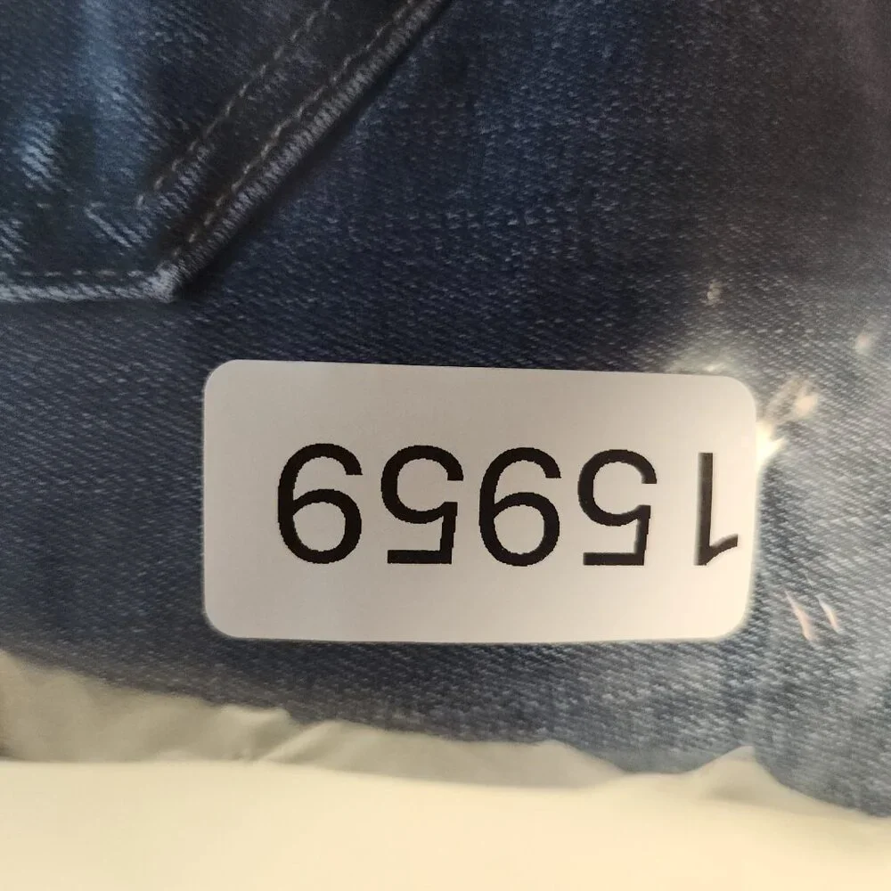 Edwin Bree Jeans Women's Size 26 Deja Blue Classic Straight Leg Mid Rise Ankle - Picture 12 of 12